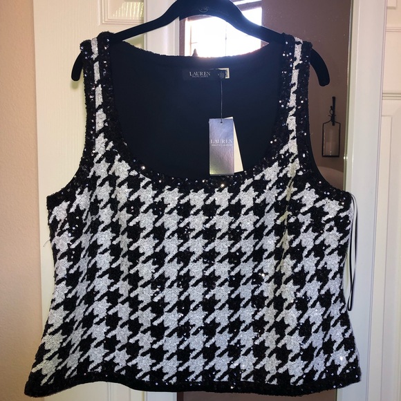 NWT Ralph Lauren sequined tank - Picture 7 of 16